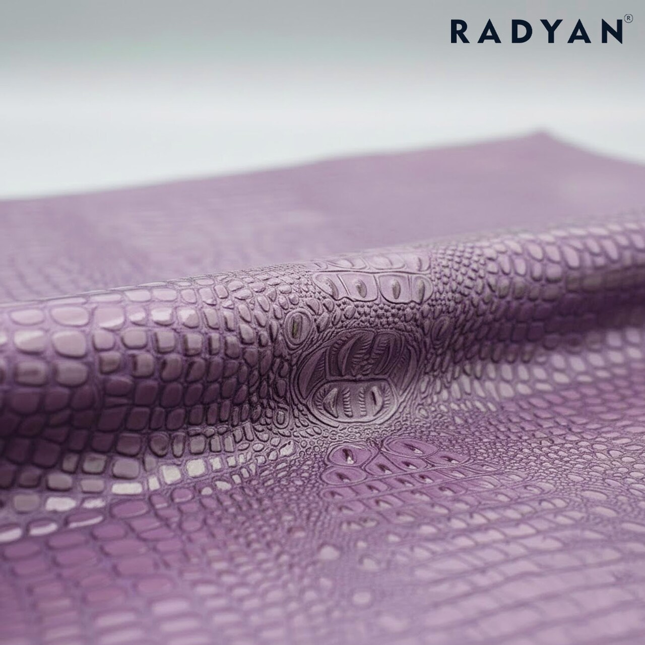 1 Yard 3D Embossed Gator Vinyl Fabric Faux Alligator Upholstery Craft Material Durable 56" Width